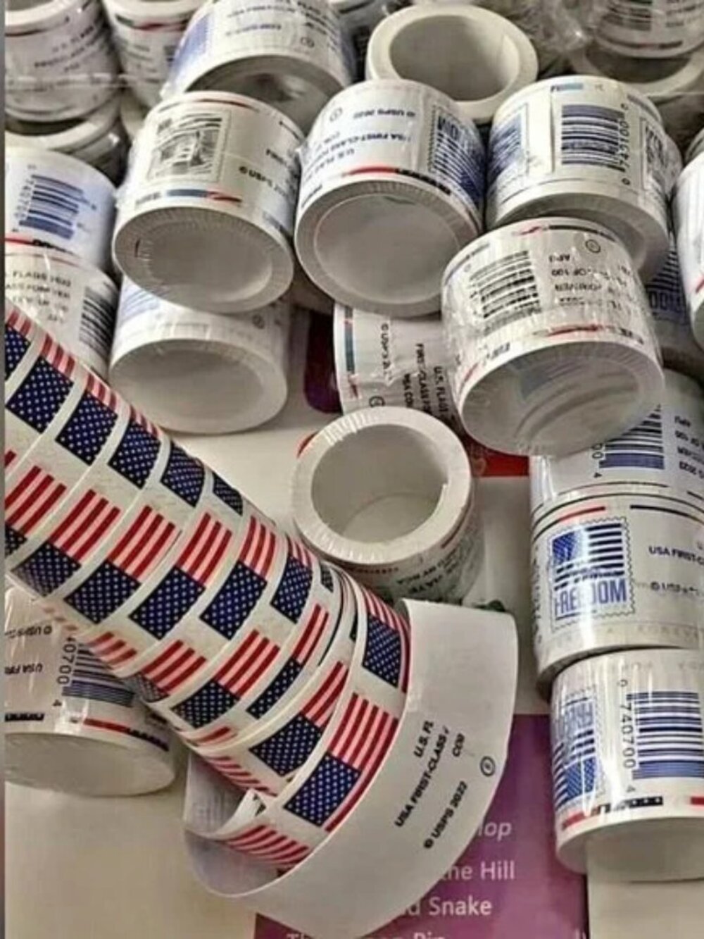 1000 forever stamps of 2023 Flag Postage